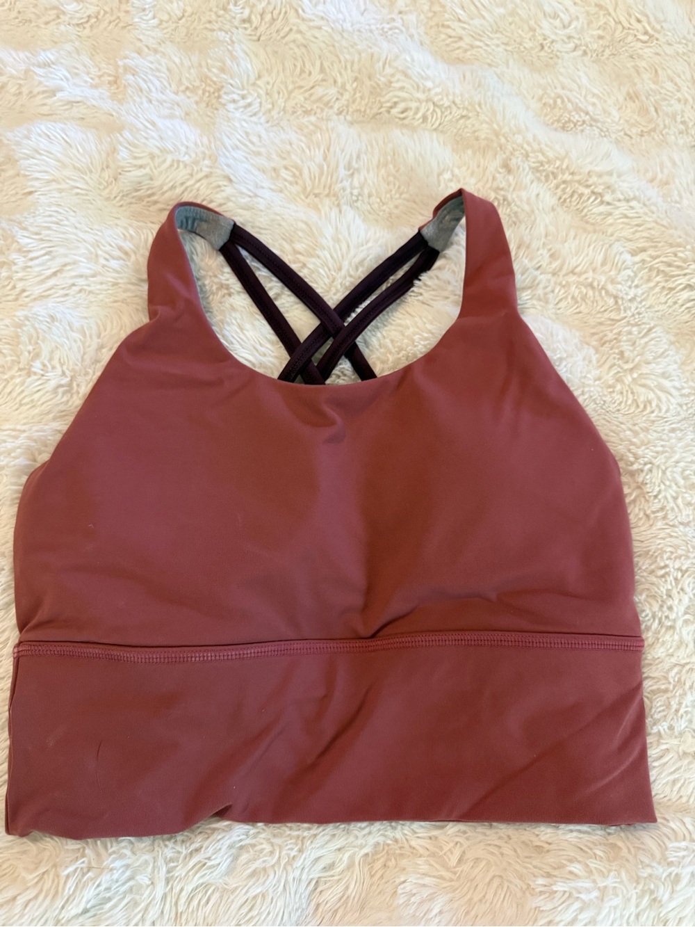 Bourne primitive crossfire Women's High-Neck Longline Bralette - Dusty Rose